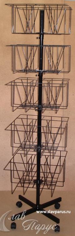 Стойка для продажи футболок напольная Стойка для продажи футболок напольная